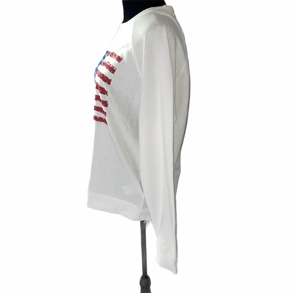 Lucky Brand American Flag Pull Over Top - Picture 4 of 4